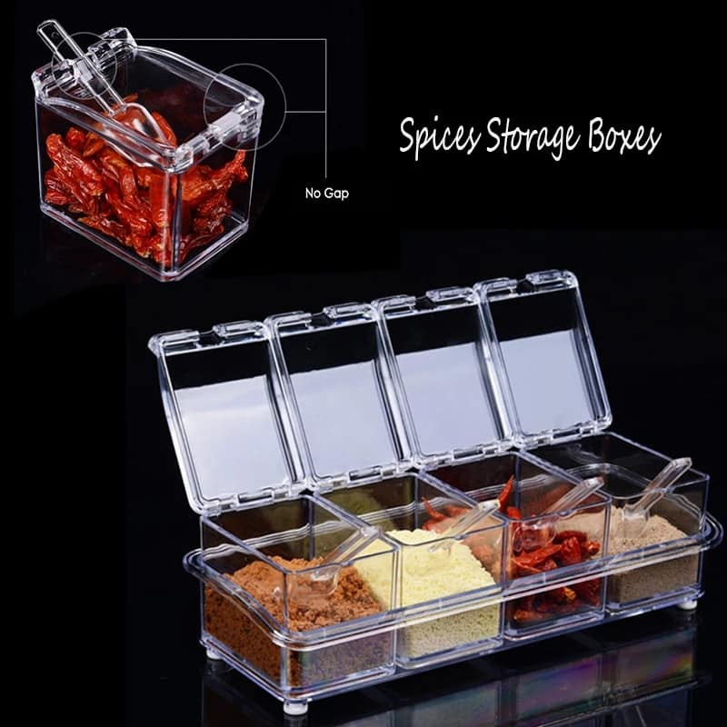 Crystal Seasoning Rack Spice Jars