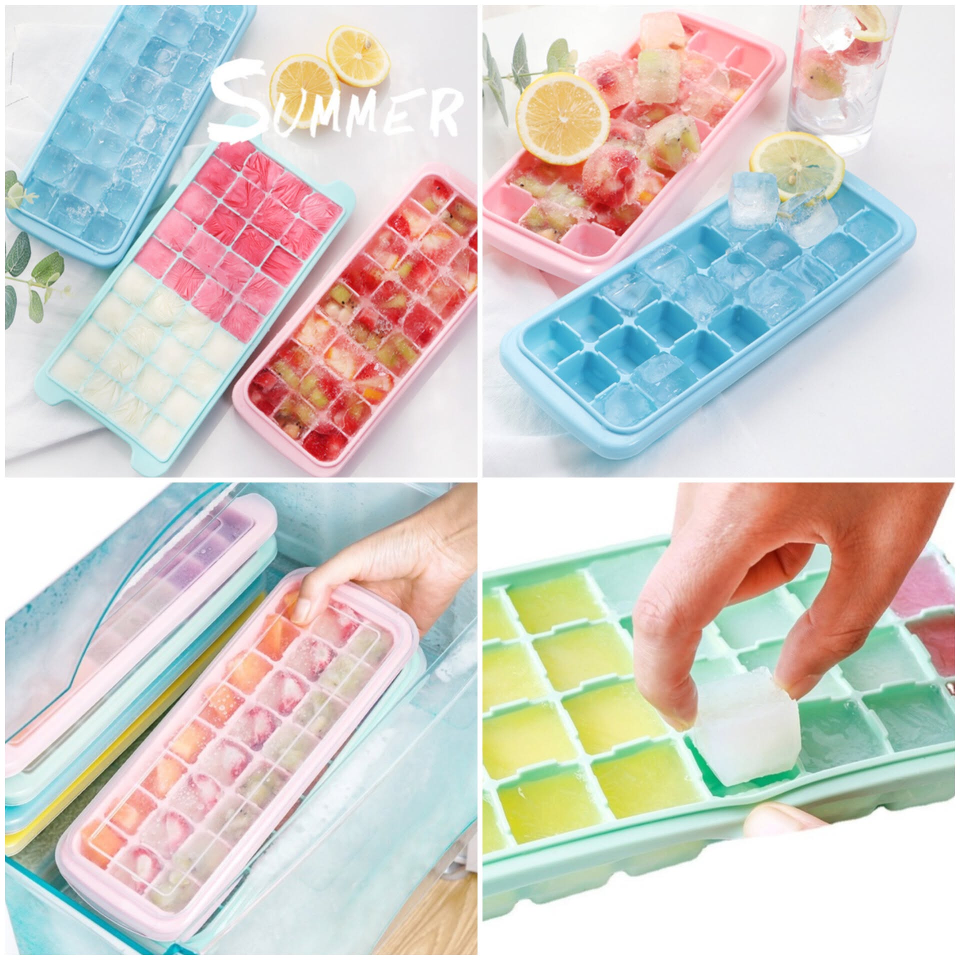 24 Girds Silicon Ice Tray