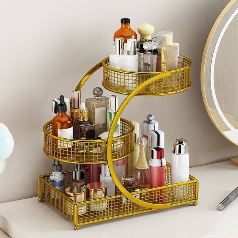 Multi Layer Shelf Cosmetics Storage And Fruit Rack