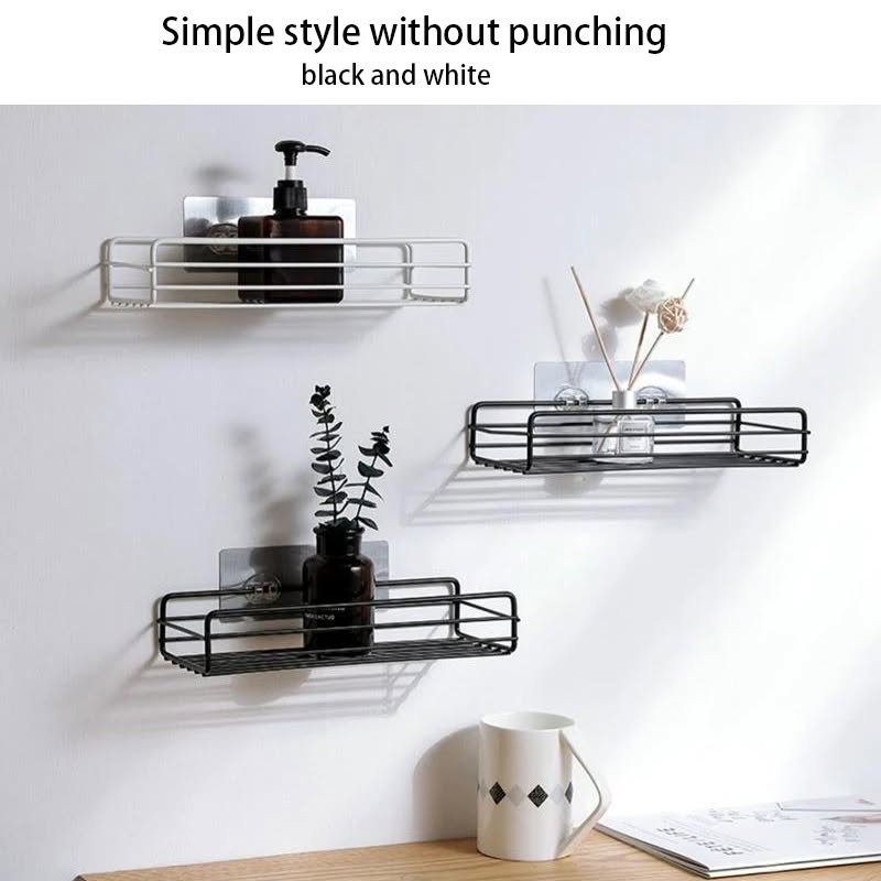 Iron Frame Punch-Free Storage Organizer Shelf