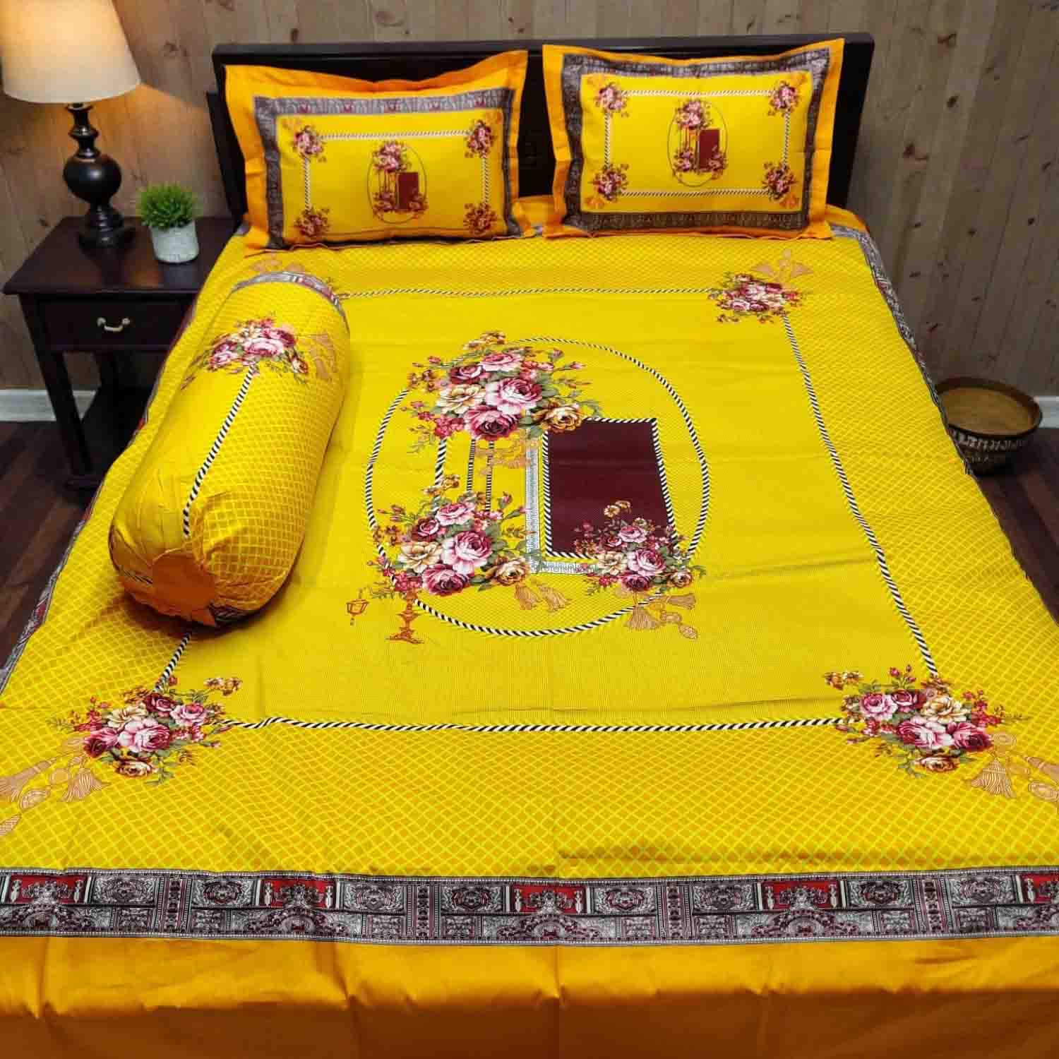 প্যানেল কটনের চাদর (কোল কভার সহ)