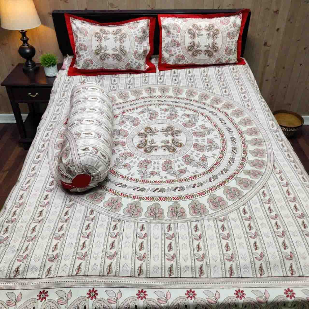 প্যানেল কটনের চাদর (কোল কভার সহ)