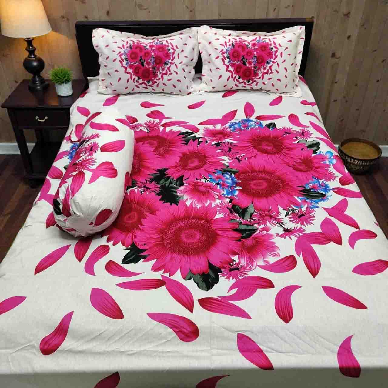 প্যানেল কটনের চাদর (কোল কভার সহ)