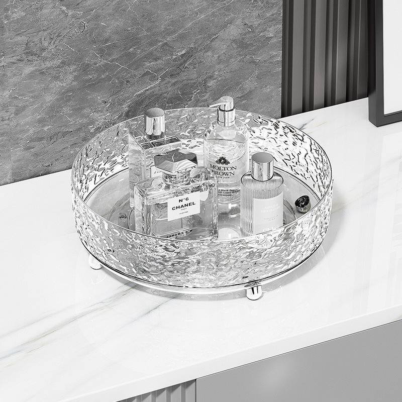 Glacier Pattern 360° Rotated Multipurpose Makeup Bottle Storage Box