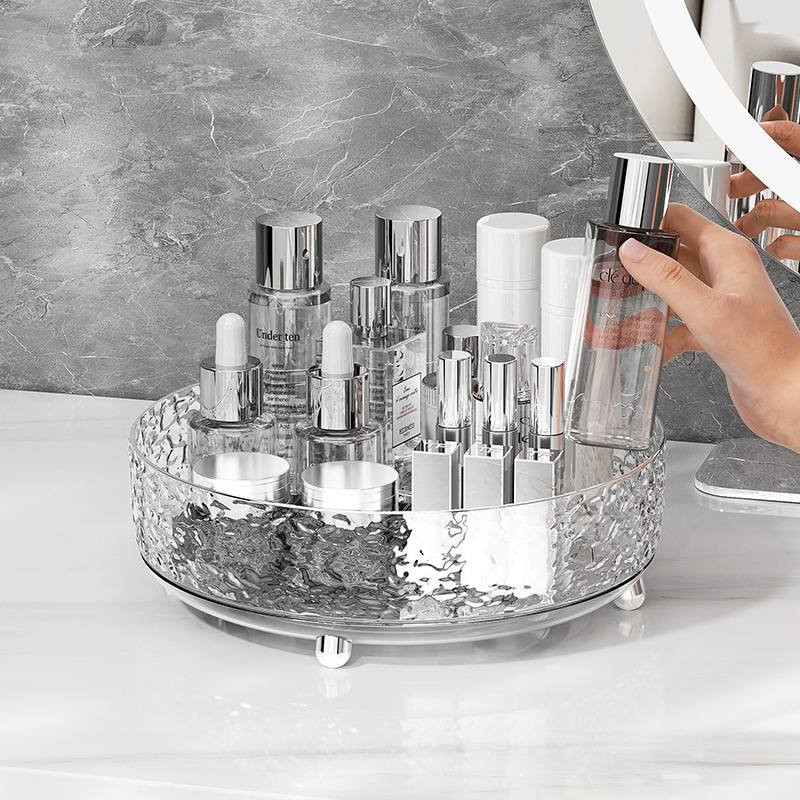 Glacier Pattern 360° Rotated Multipurpose Makeup Bottle Storage Box