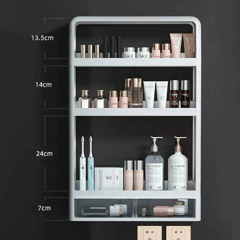 Big Size Multifunctional Kitchen Countertop Bottle Storage Rack Bathroom Toiletries Storage shelf Cosmetics Organizer-