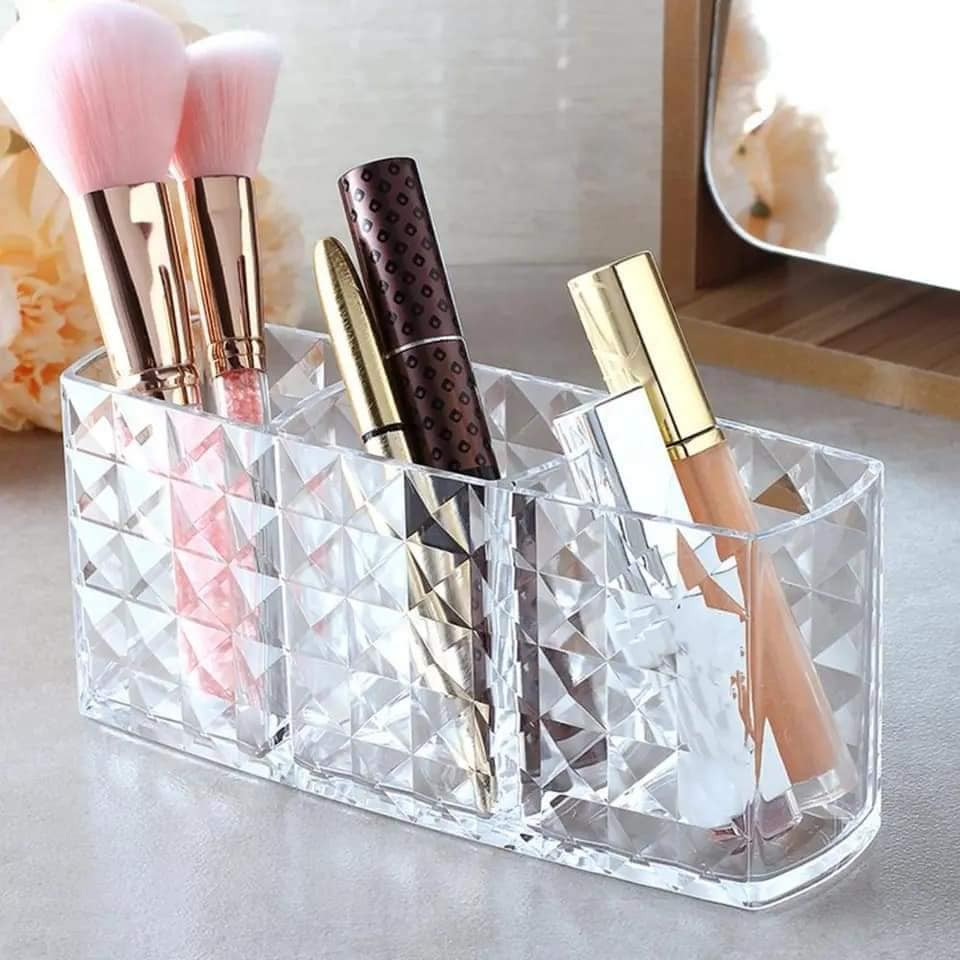 Transparent Makeup Brush Storage