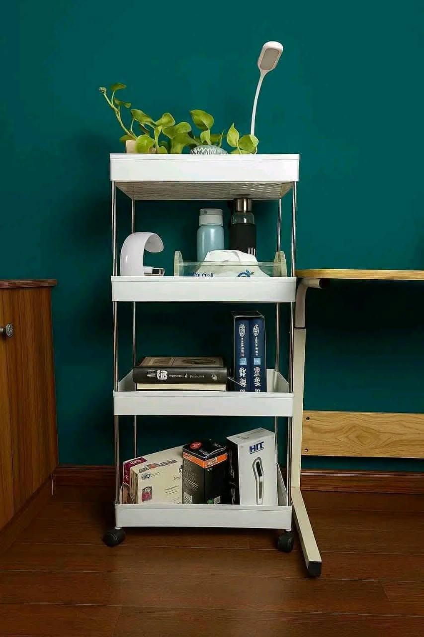 Multi-Purpose 4 Layer Trolly Rack