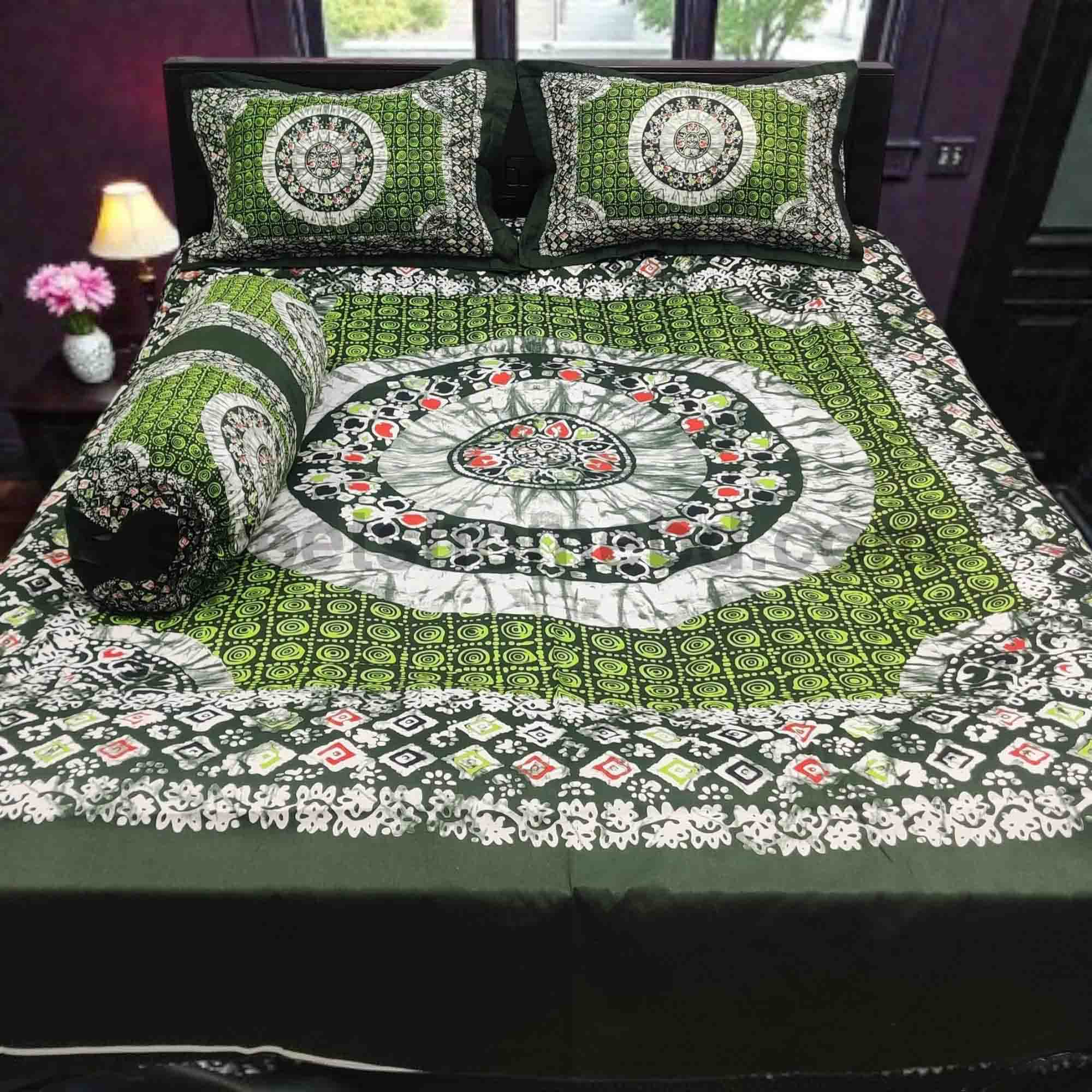 প্যানেল কটনের চাদর (কোল কভার সহ)